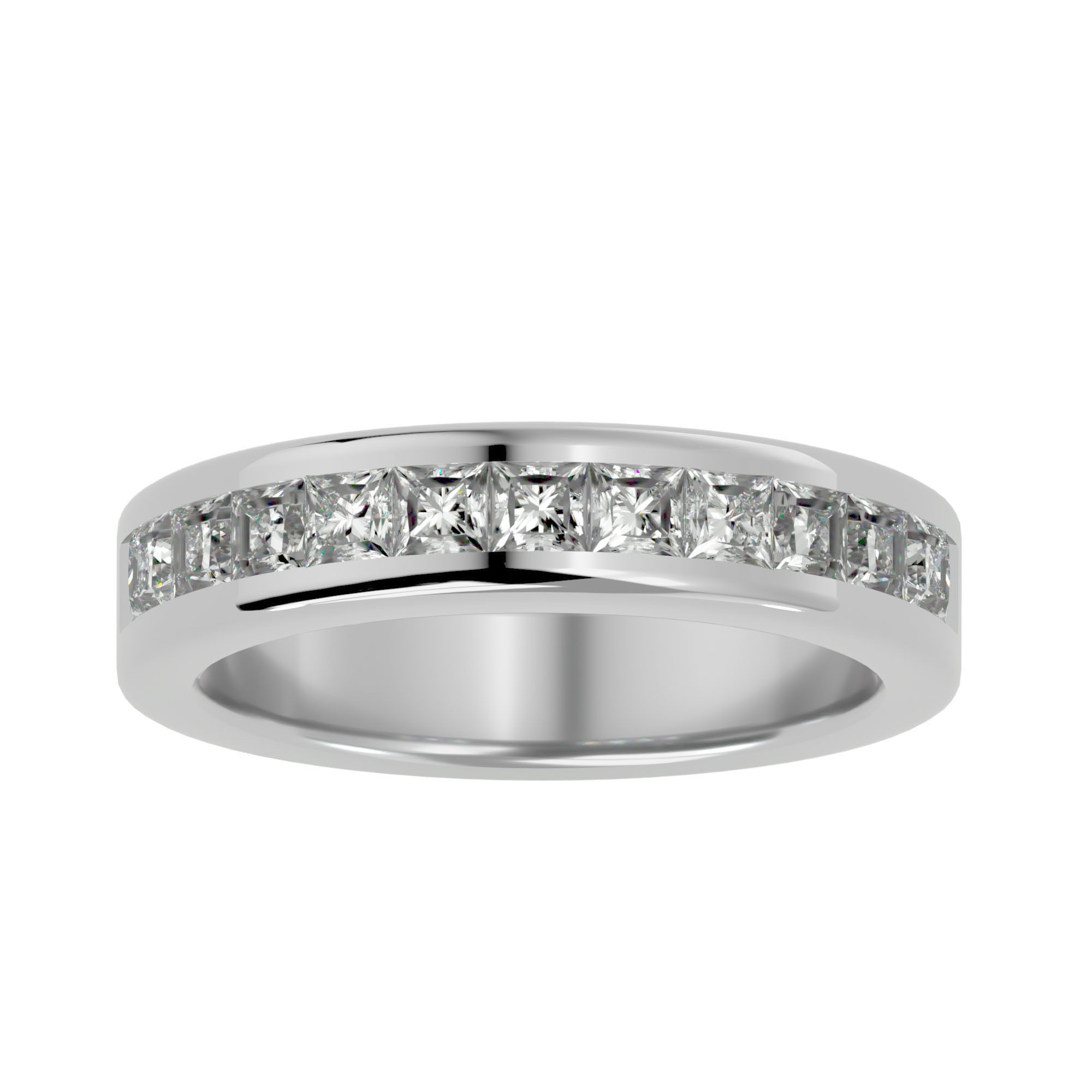 Asscher Cut Ring 0.20ct – Platinum