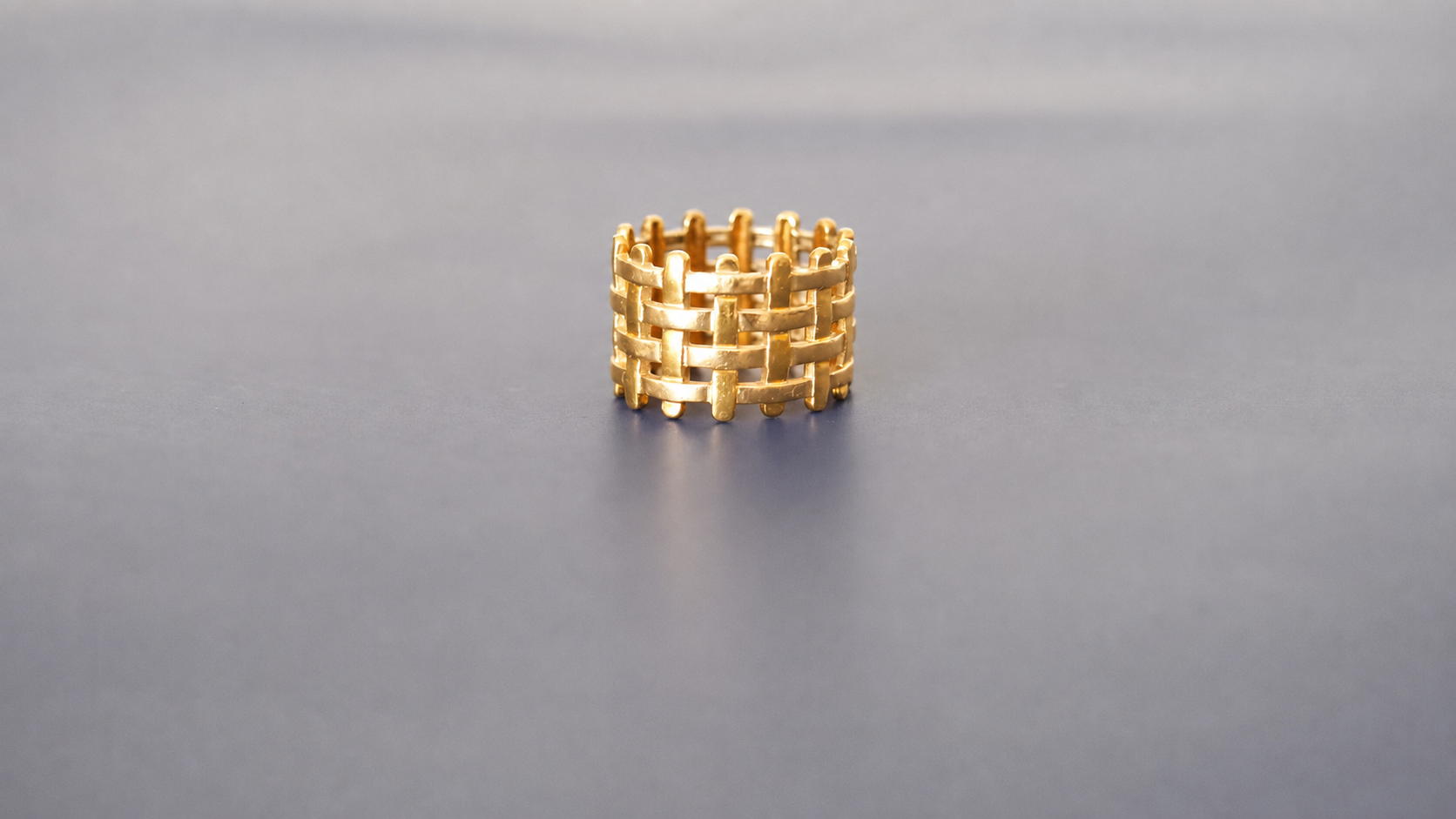 Basket Ring – 18K Gold