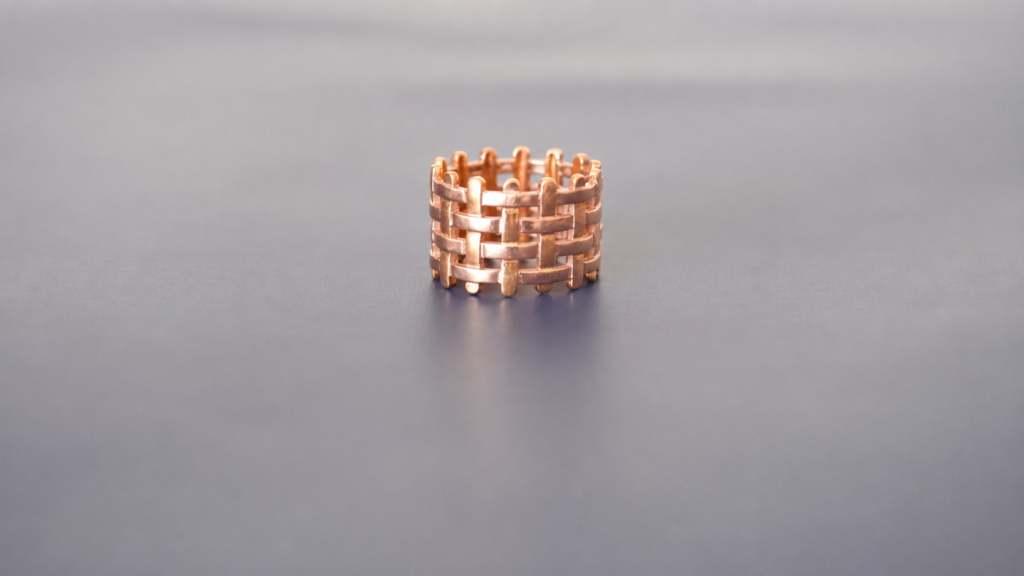 Basket Ring – 18K Rose Gold Basket Ring – 18K Rose Gold