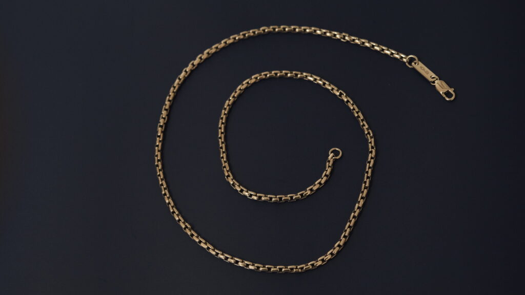 Box Chain Necklace – Sterling Silver