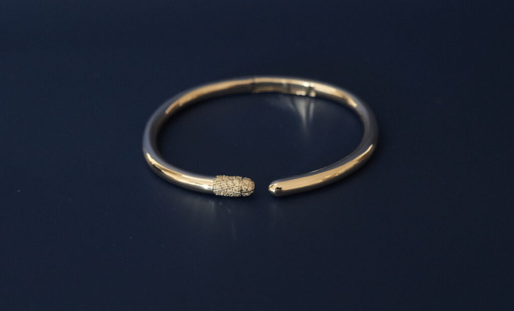 Linear Diamond Tip Bracelet 0.43ct – Sterling Silver