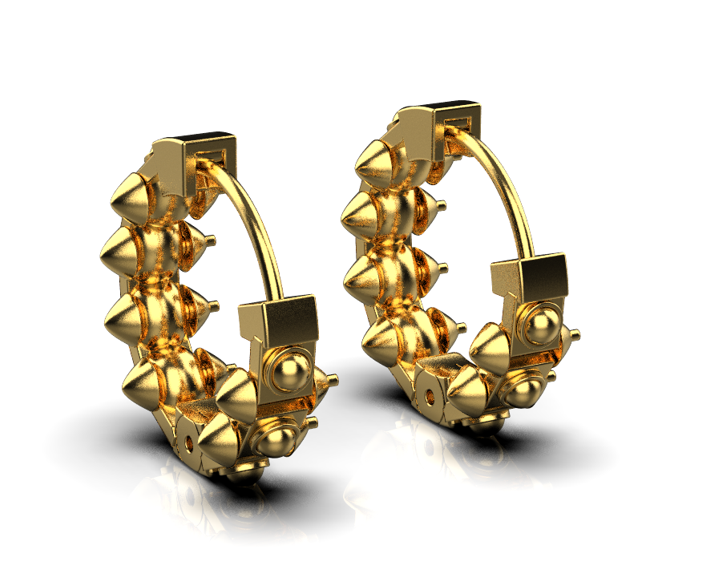 Serendipity Hoop Earrings – 18K Vermeil Gold Serendipity Hoop Earrings – 18K Vermeil Gold