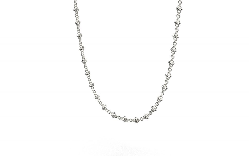 Pomegranate Fine Necklace – Platinum Pomegranate Fine Necklace – Platinum