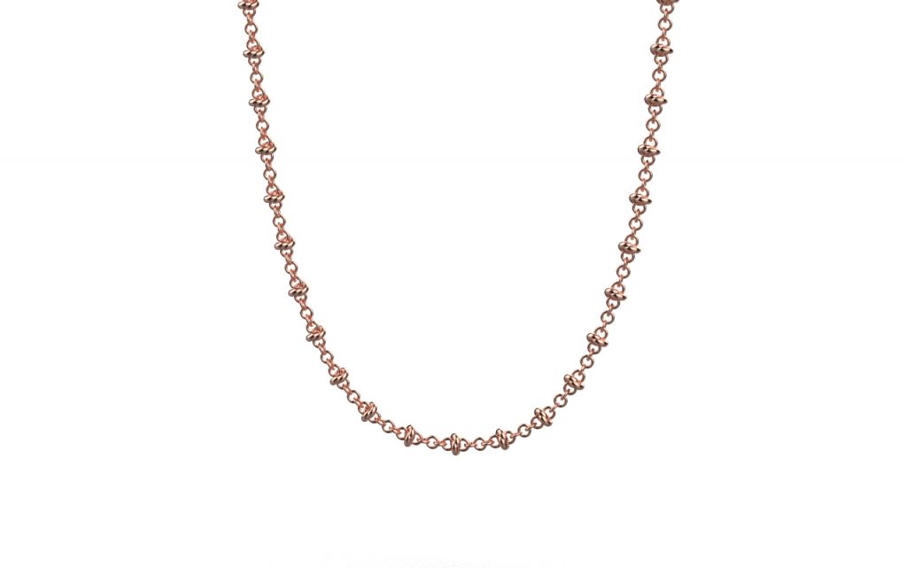 Pomegranate Fine Necklace – 18K Rose Gold