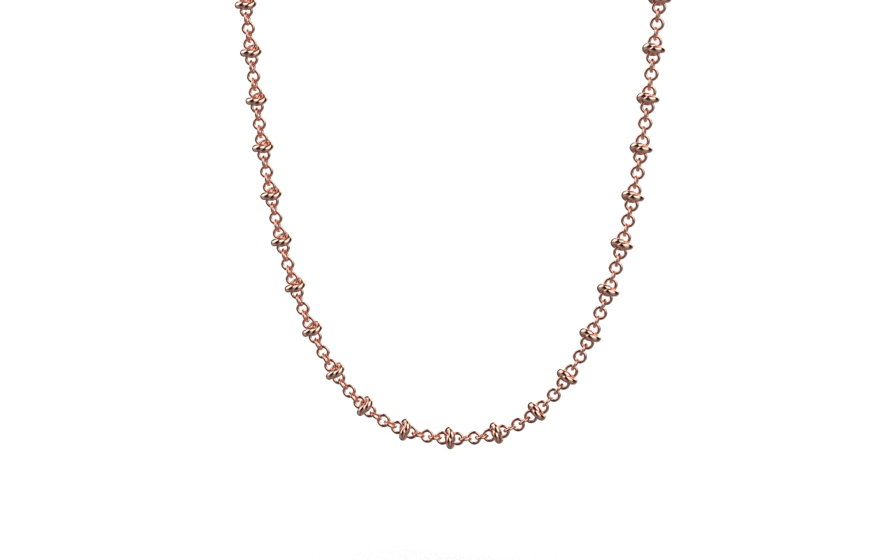 Pomegranate Fine Necklace - 18K Rose Gold - ODOZIAKUCHI