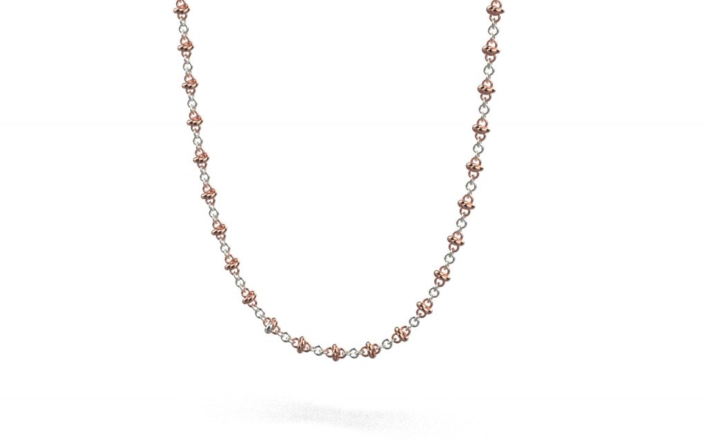 Pomegranate Fine Necklace – 18K Rose Gold, White Gold Pomegranate Fine Necklace – 18K Rose Gold, White Gold