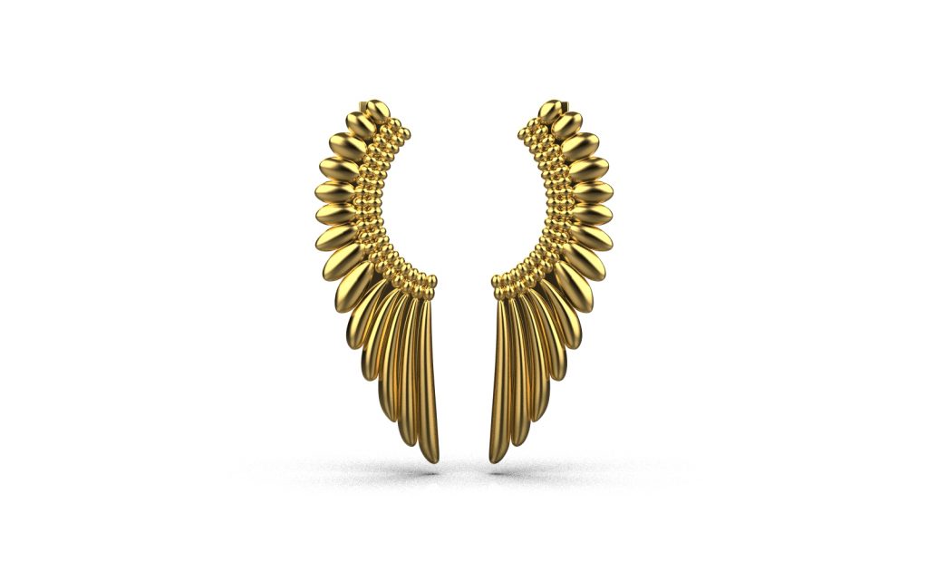 Angel Earrings – 18K Gold Angel Earrings – 18K Gold