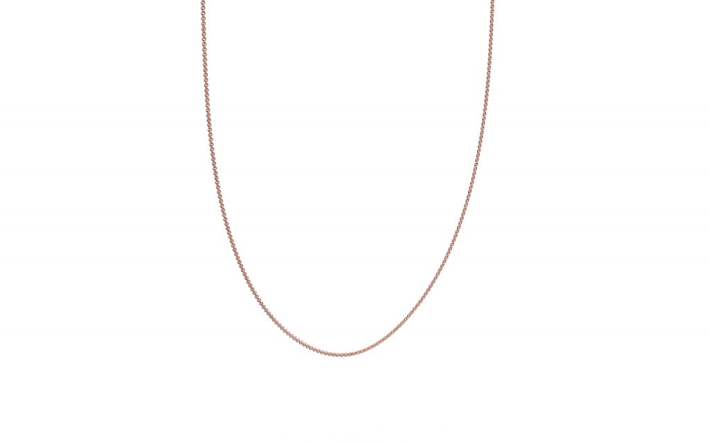 Dainty Fine Necklace – 18K Rose Gold Dainty Fine Necklace – 18K Rose Gold