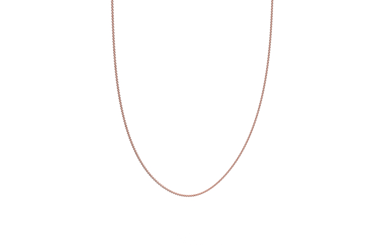 Dainty Fine Necklace – 18K Rose Gold