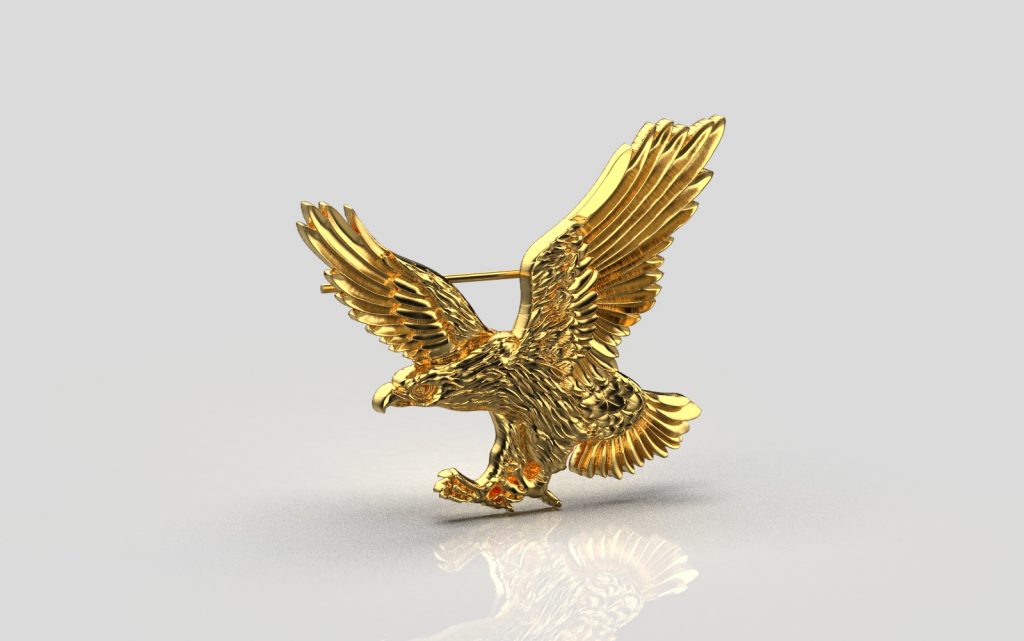 Eagle Brooch – 18K Gold Eagle Brooch – 18K Gold