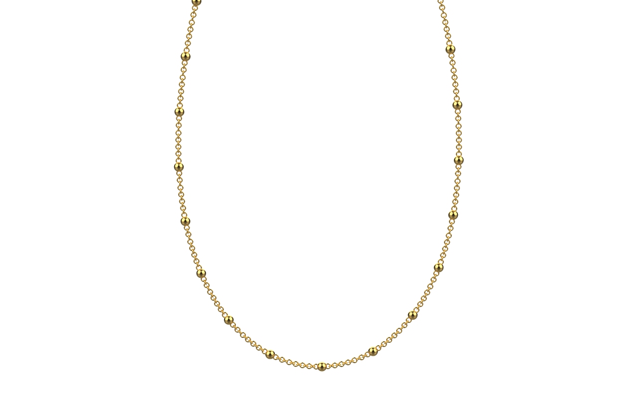 Seed Necklace – 18K Gold