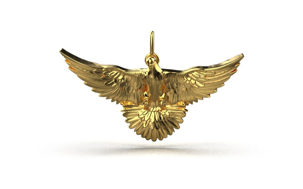 Dove Pendant – 18K Gold Dove Pendant – 18K Gold