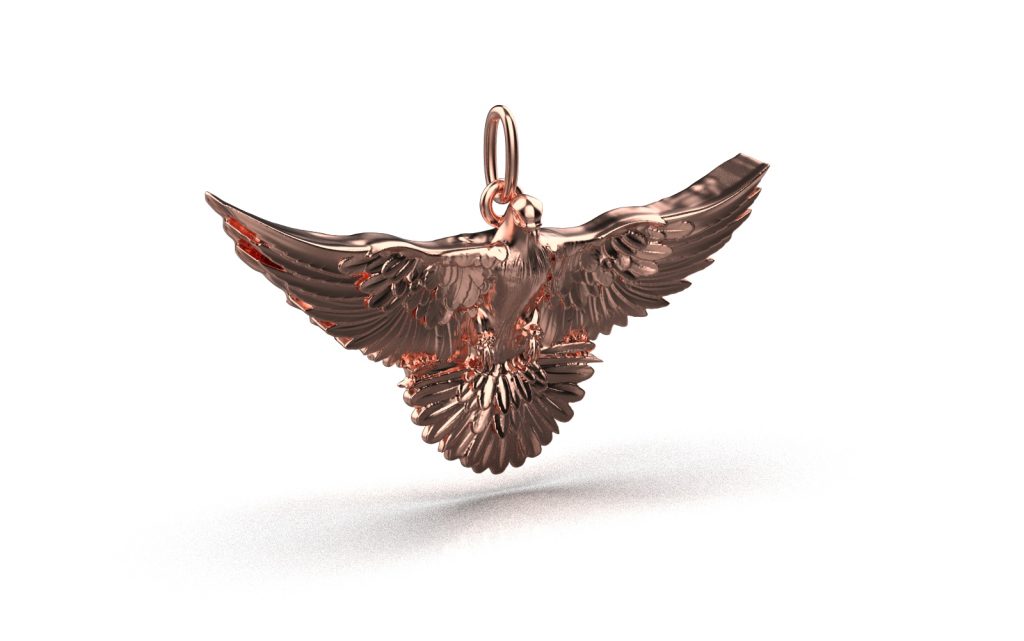 Diamond Dove Pendant for Necklaces & Bracelets | Helen Ficalora