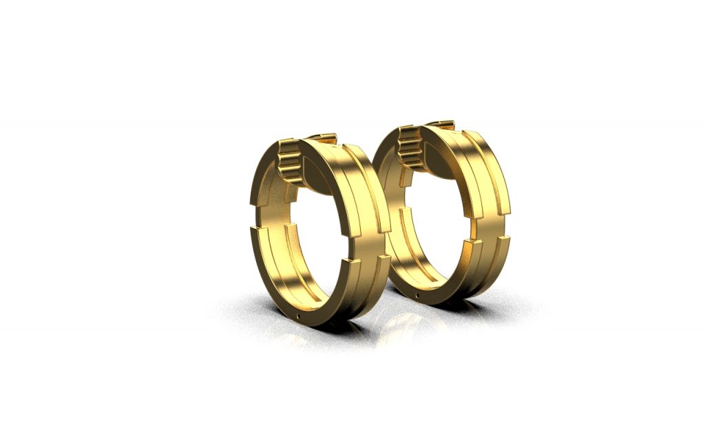 Aku Earrings  – 18K Gold