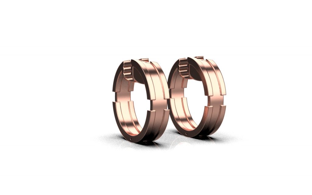 Aku Earrings -18K Rose Gold