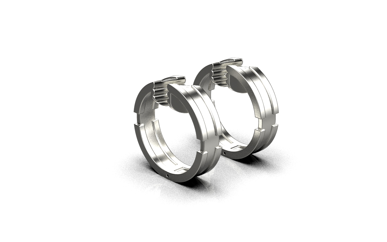 Aku Earrings – Platinum