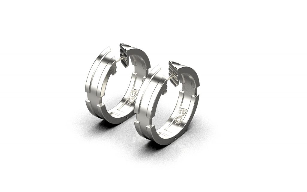 Aku Earrings – 18K White Gold Aku Earrings – 18K White Gold