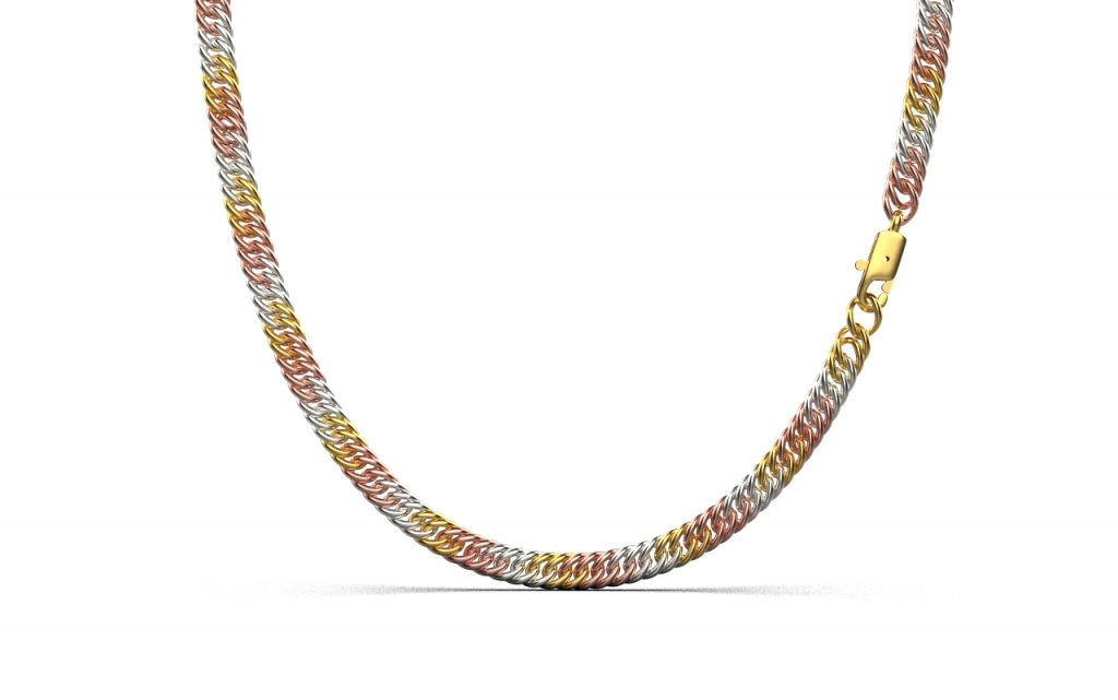 Largemouth 38 Heavy Flat Rope Chain Necklace Gold India | Ubuy