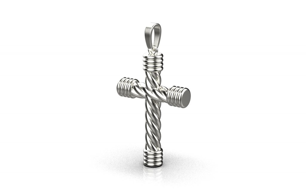 Cross Pendant – Sterling Silver
