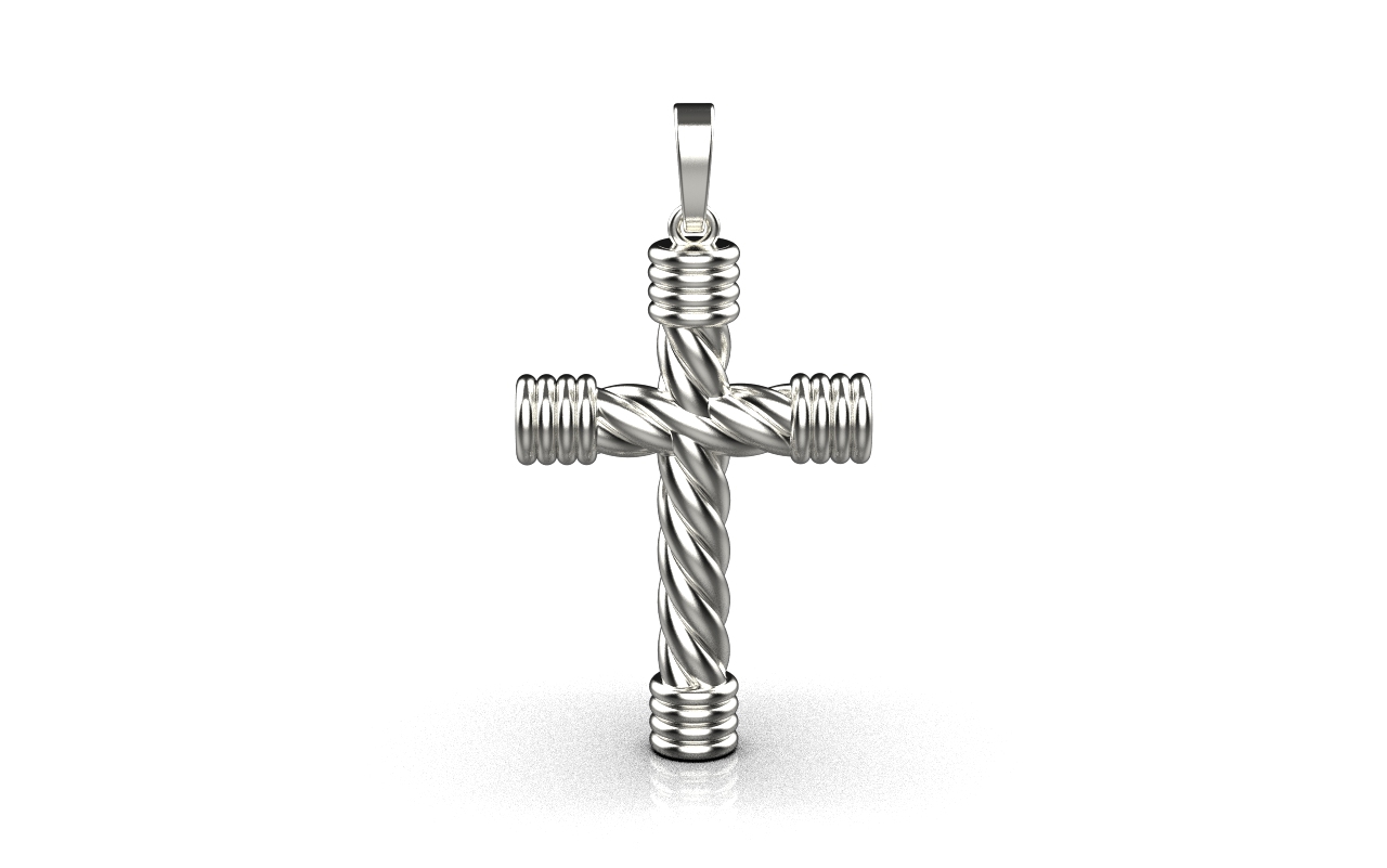 Cross Pendant – Sterling Silver