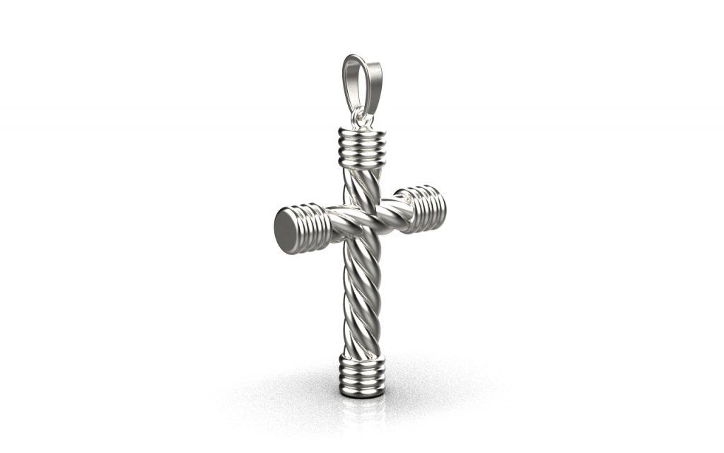 Cross Pendant – Sterling Silver