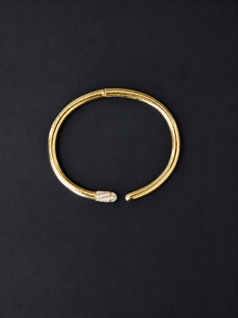 Linear Diamond Tip Bracelet 0.43ct – 18K Gold Linear Diamond Tip Bracelet 0.43ct – 18K Gold