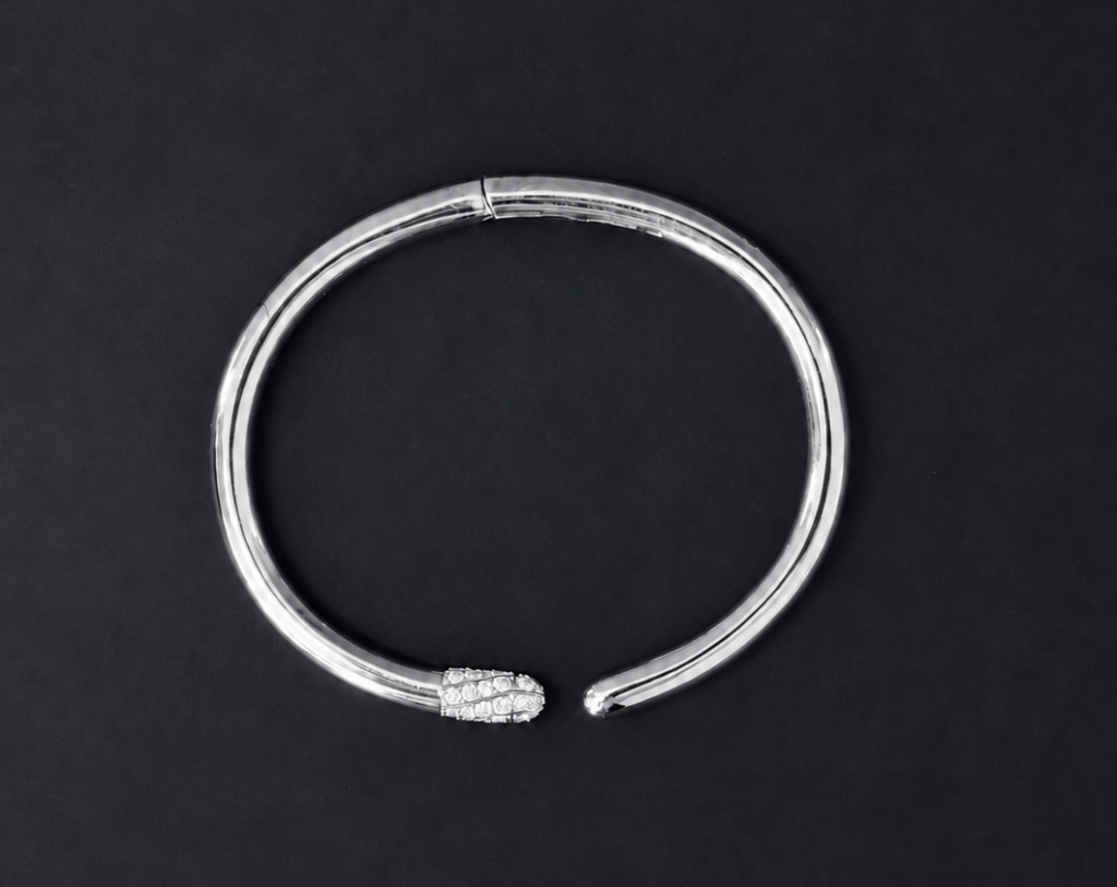 Linear Diamond Tip Bracelet 0.43ct – 18K White Gold Linear Diamond Tip Bracelet 0.43ct – 18K White Gold