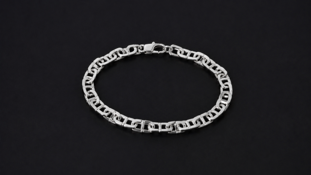 Linear Screw Bracelet – Sterling Silver Linear Screw Bracelet – Sterling Silver