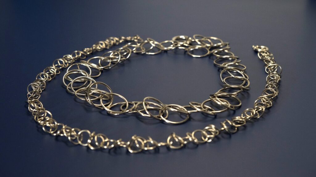 Loop Chain Necklace – 18K Rose Gold Loop Chain Necklace – 18K Rose Gold