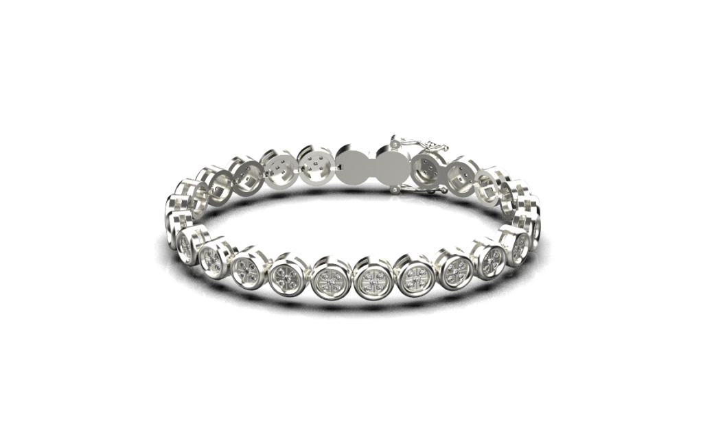 Micro Pave Bracelet – Platinum – 1.13ct