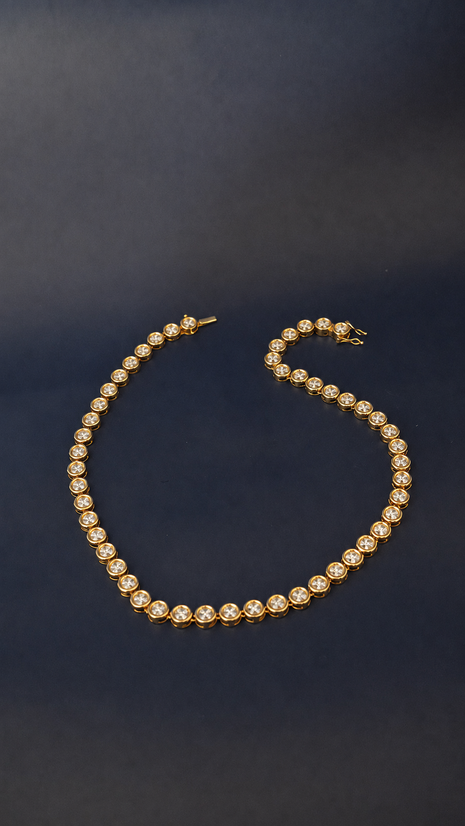 Micro Pave Necklace – 18K Gold – 2.74ct
