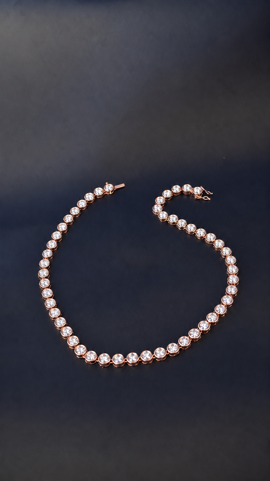 Micro Pave Necklace – 18K Rose Gold – 2.74ct