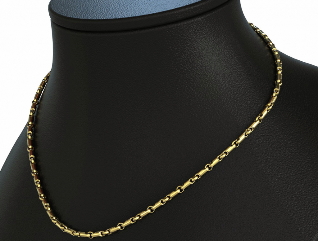 Molten Necklace – 18K Gold