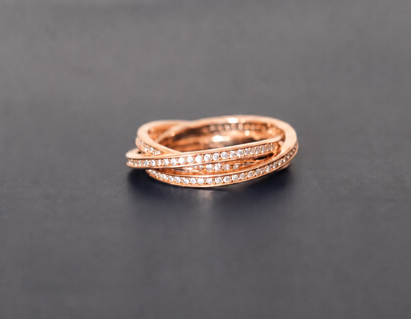 Serenity Band Ring – 18K Rose Gold – 1.19ct