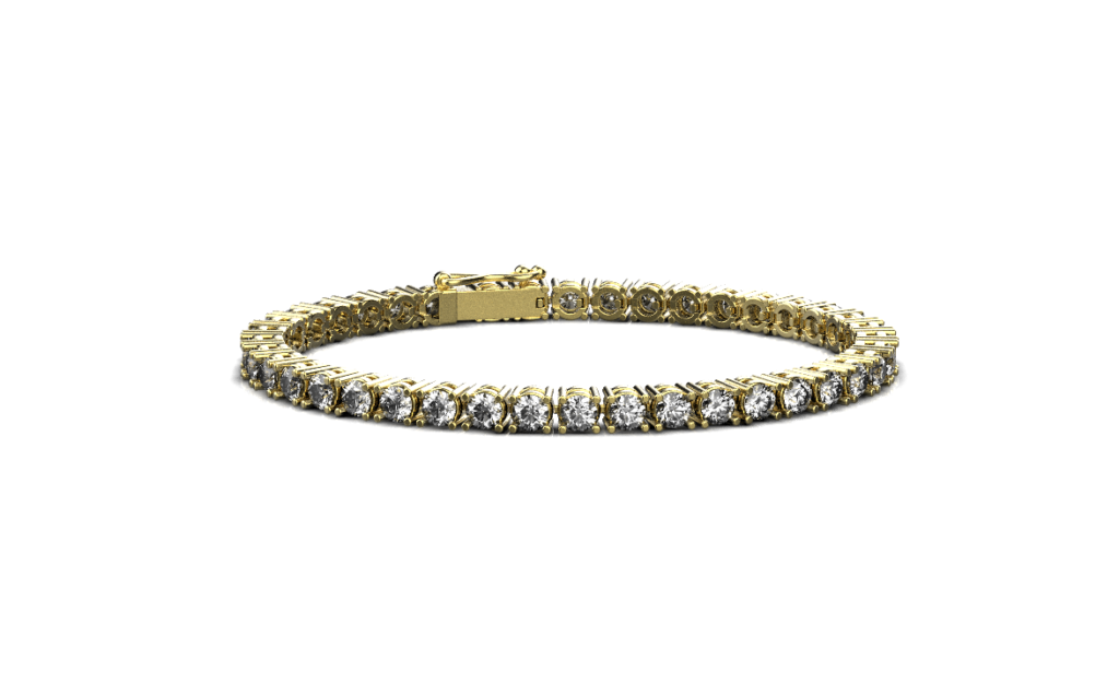 Tennis Bracelet – 18K Gold – 12.7ct Tennis Bracelet – 18K Gold – 12.7ct
