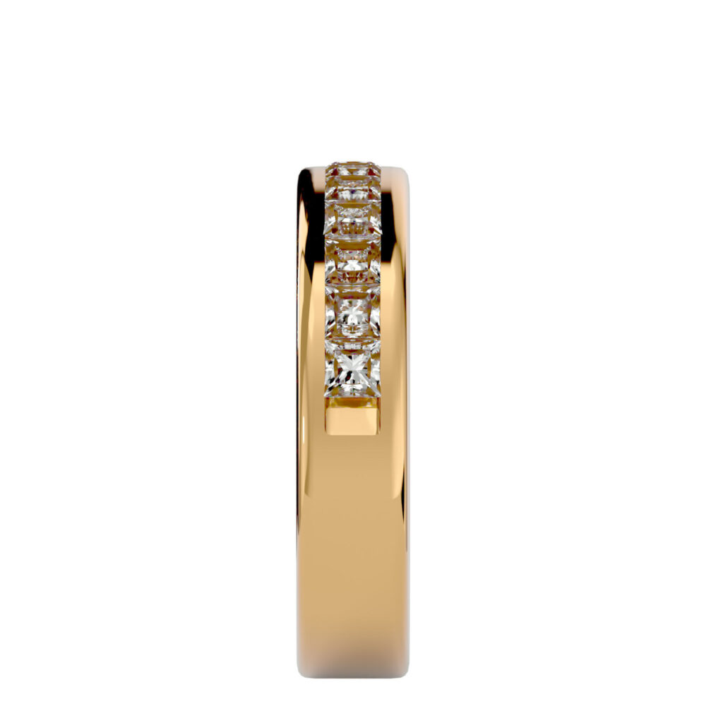 Asscher Cut Ring 18K Gold- 0.20ct