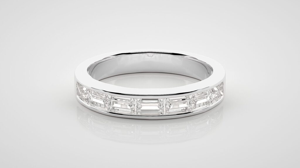 Baguette Eternity Band Ring – 18K White Gold – 0.77ct Baguette Eternity Band Ring – 18K White Gold – 0.77ct