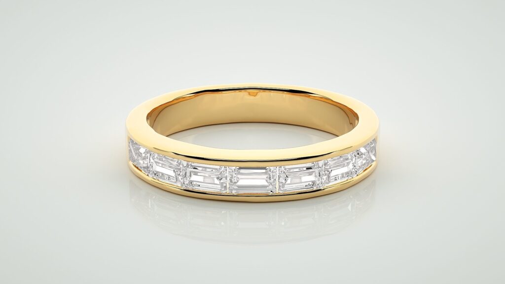 Baguette Eternity Band Ring – 18K Gold – 0.77ct