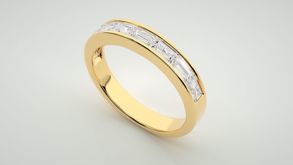 Baguette Eternity Band Ring – 18K Gold – 0.77ct