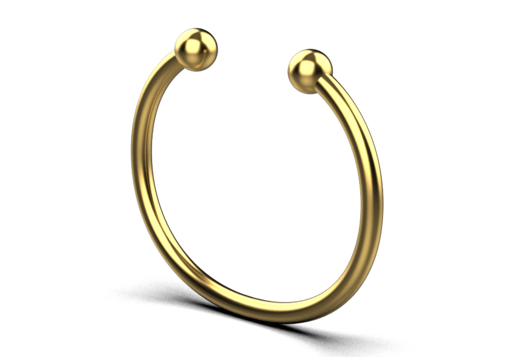 Ball Torque Bracelet – 18K Gold