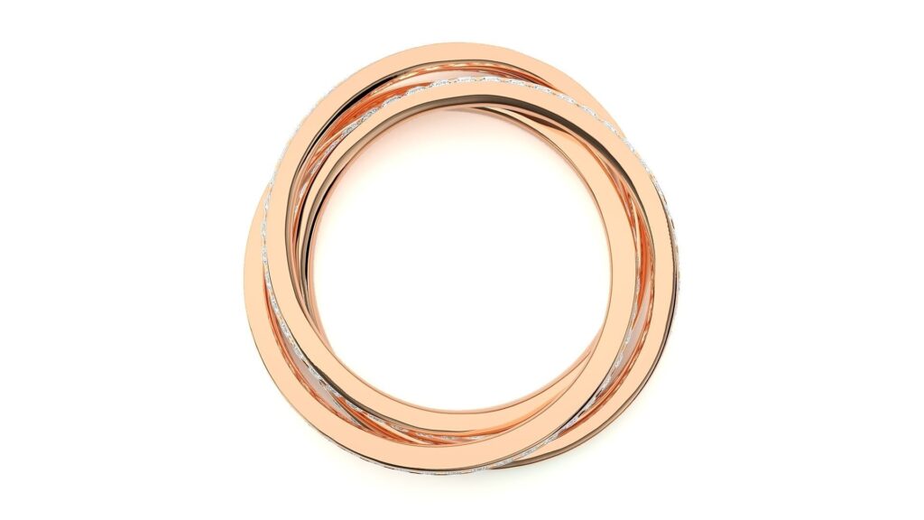 Serenity Band Ring – 18K Rose Gold – 1.19ct Serenity Band Ring – 18K Rose Gold – 1.19ct