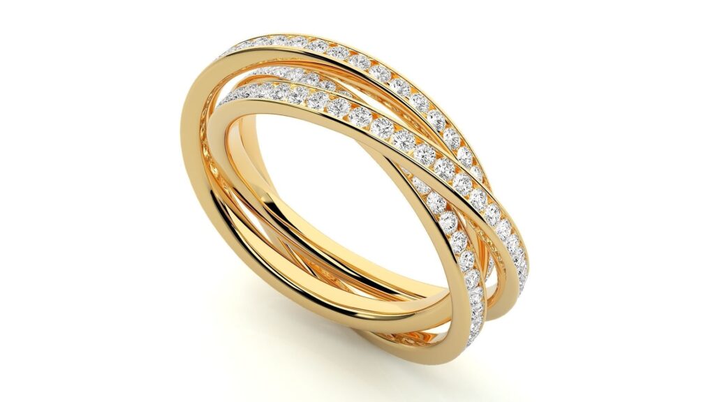Serenity Band Ring – 18K Gold – 1.19ct