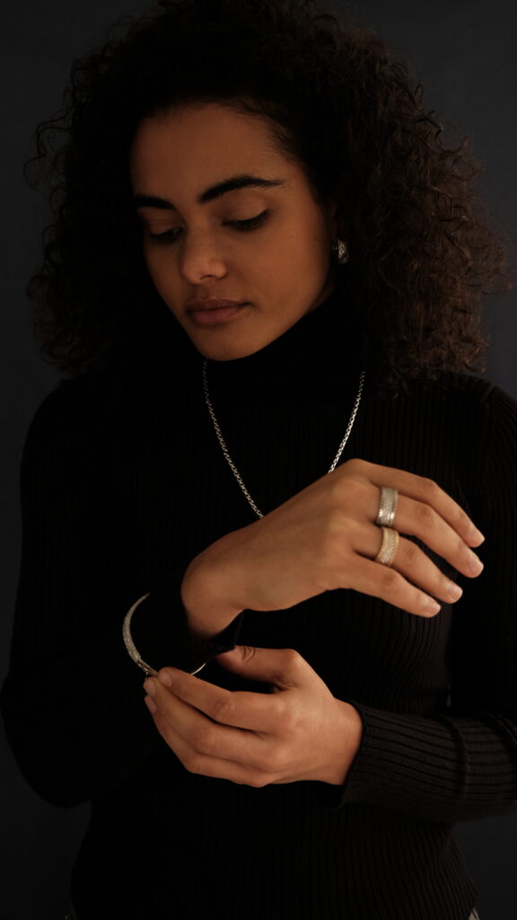 Box Chain Necklace – Platinum