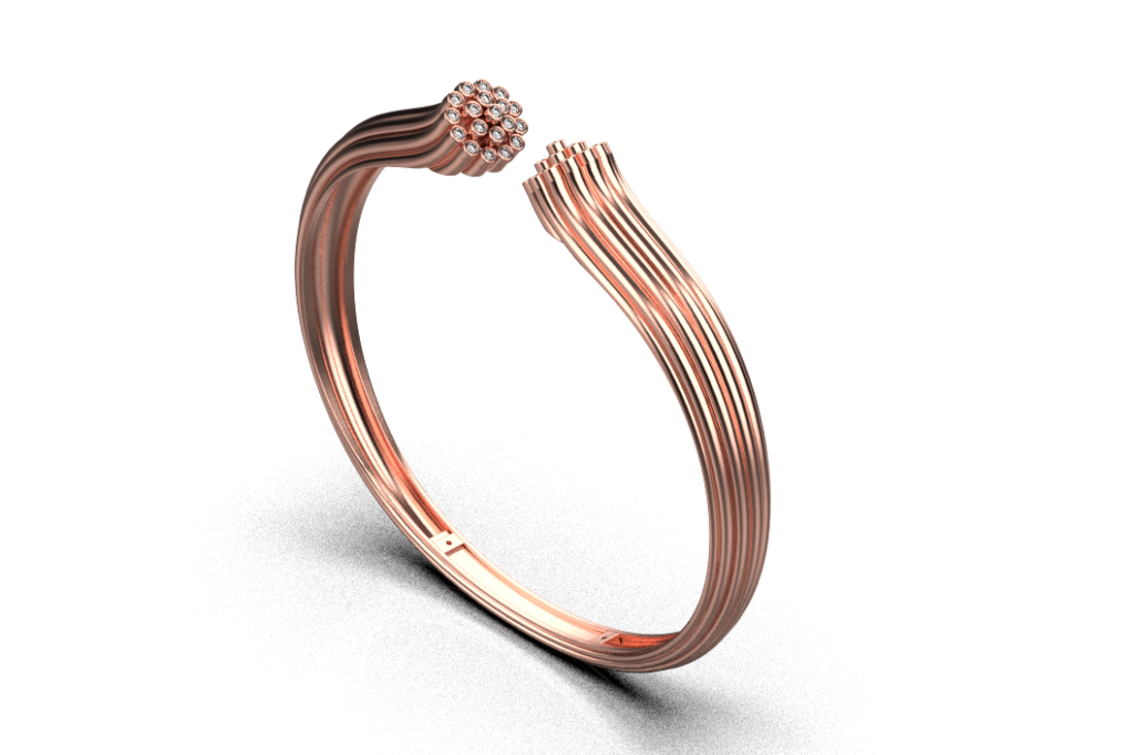 Blüte Bracelet 0.48ct – 18K Rose Gold