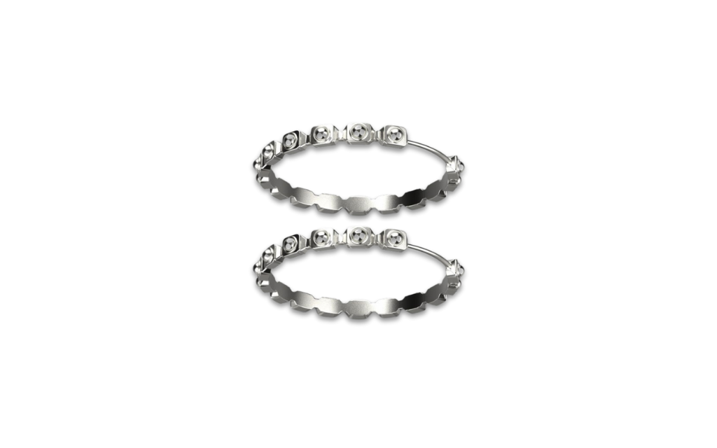 Empire XL Earrings – Sterling Silver Empire XL Earrings – Sterling Silver