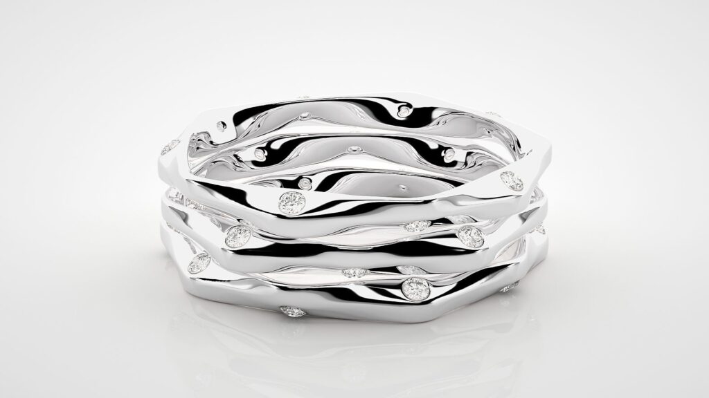 Eternity Merged Ring 0.20ct – Platinum Eternity Merged Ring 0.20ct – Platinum