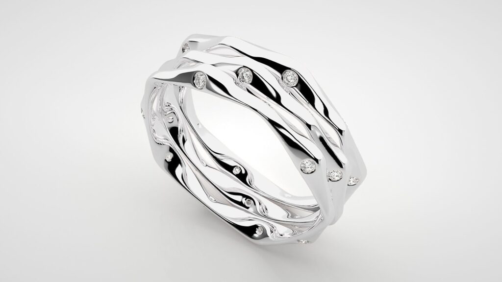 Eternity Merged Ring 0.20ct – Platinum Eternity Merged Ring 0.20ct – Platinum