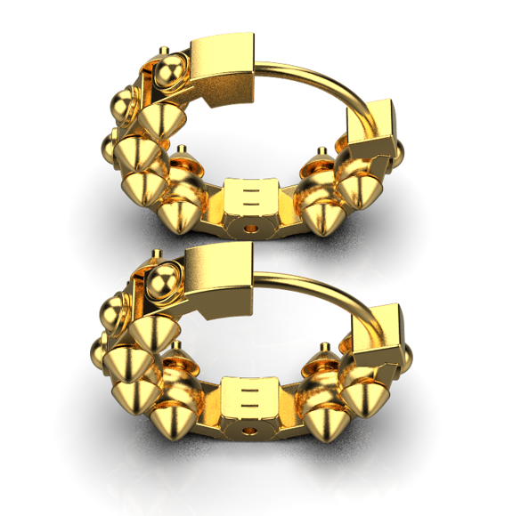 Serendipity Hoop Earrings – 18K Vermeil Gold Serendipity Hoop Earrings – 18K Vermeil Gold