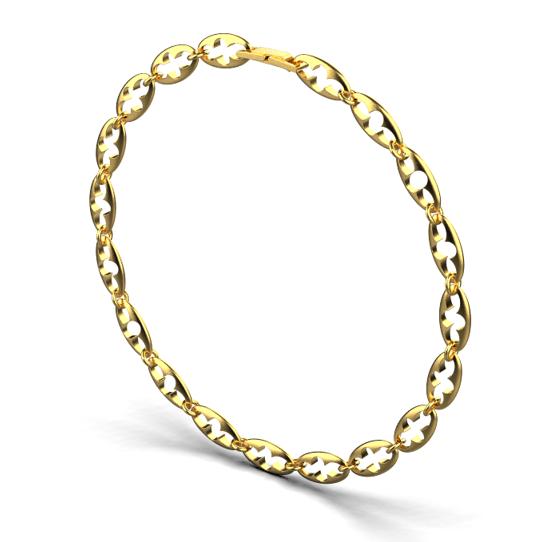 Esther Link Necklace -18K Vermeil Gold