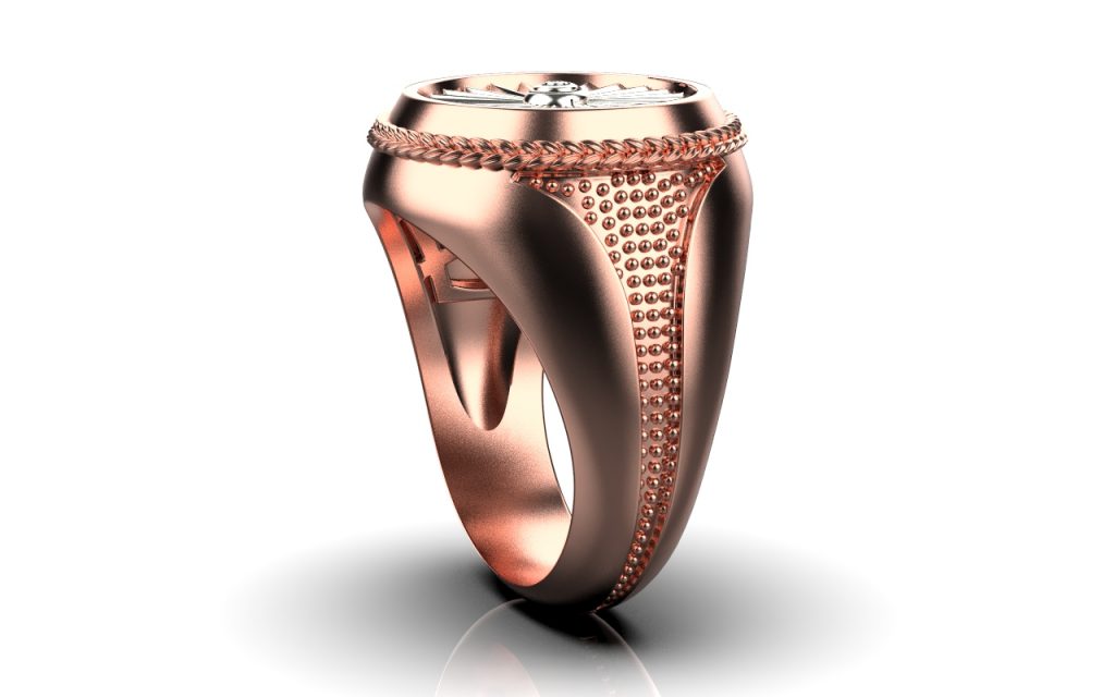 Ugo Signet – 18K Rose Gold, White Gold Ugo Signet – 18K Rose Gold, White Gold